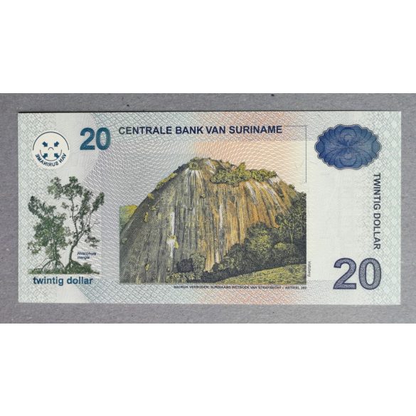 Suriname 20 Dollar 2004 Unc
