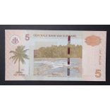 Suriname 5 Dollar 2012 Unc