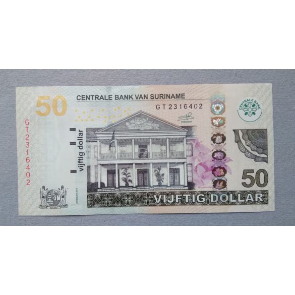 Suriname 50 Dollar 2019 Unc