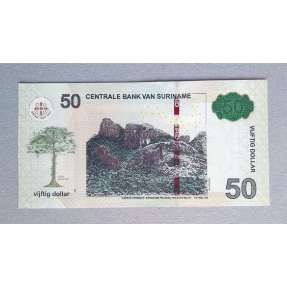Suriname 50 Dollar 2019 Unc