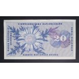 Switzerland 20 Francs 1971 VF+