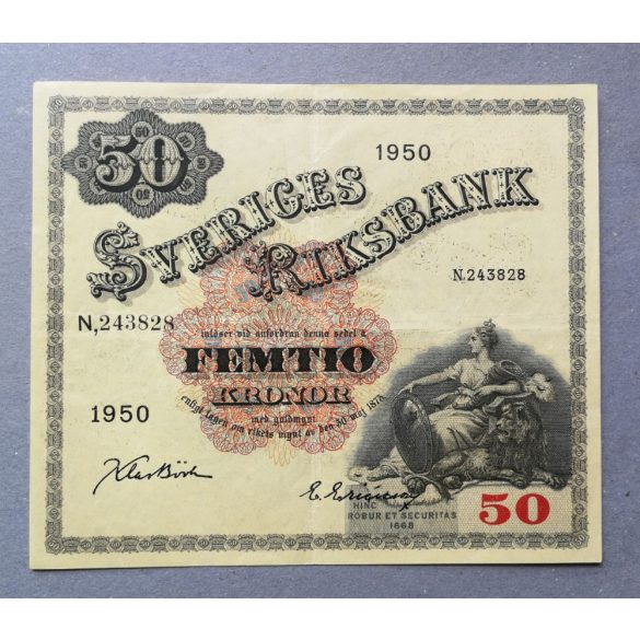 Svédország 50 Kronor 1950 VF