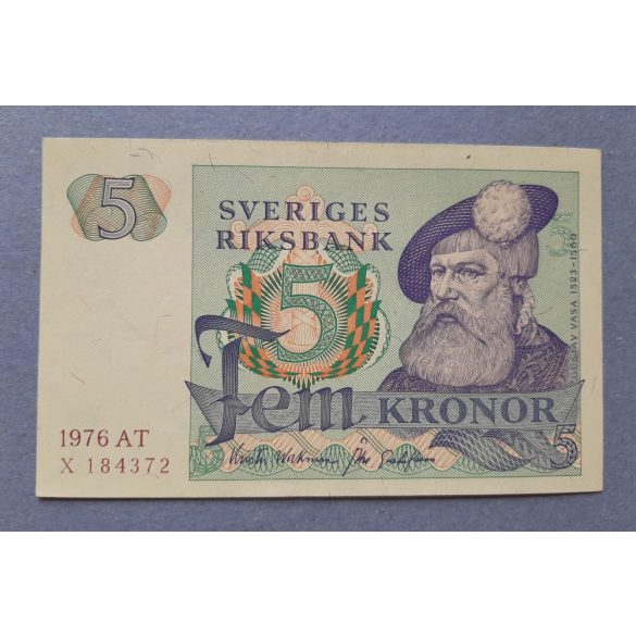 Sweden 5 Kronor 1976 VF+