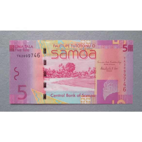 Samoa 5 Tala 2014 UNC-