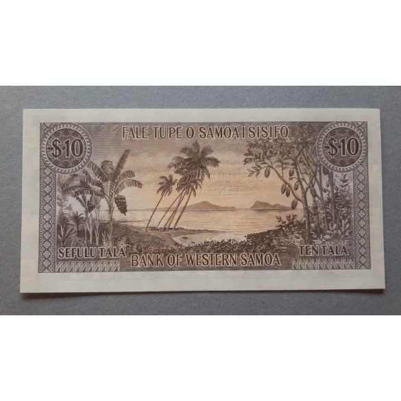 Szamoa 10 Tala 2020 UNC emlékbankjegy