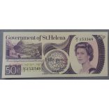 St. Helena 50 pences UNC
