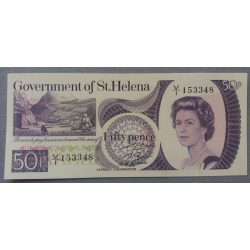 St. Helena 50 pences UNC