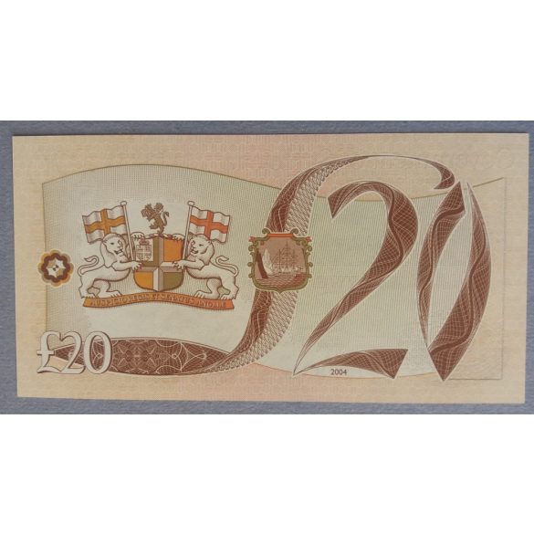 St. Helena 20 pounds 2004 aUNC+