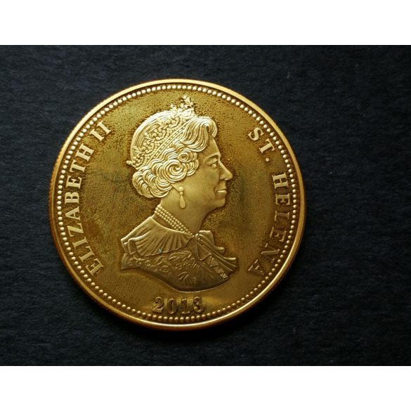 Saint Helena 25 Pence 2013 PP Bronze- Multicolor, commemorative coin