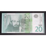 Serbia 20 Dinara 2013 UNC