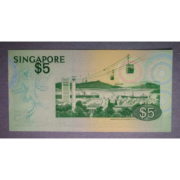 Singapore 5 Dollars 1976 UNC