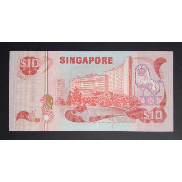 Singapore 10 Dollars 1979 Unc-