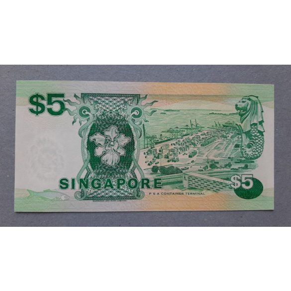 Singapore 5 Dollars 1997 UNC
