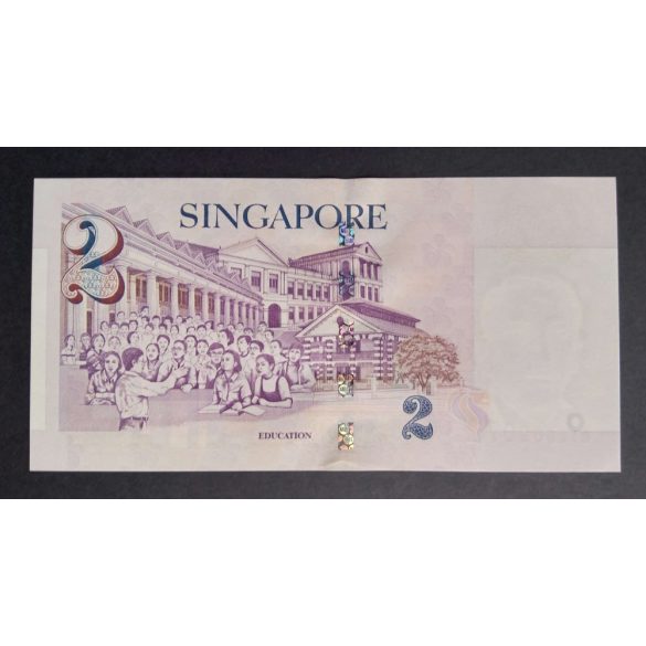 Singapore 2 Dollars 1999 Unc
