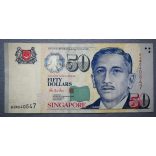 Singapore 50 Dollars 1999 XF