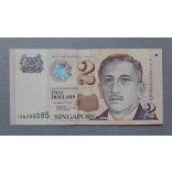 Singapore 2 Dollars 2005 UNC