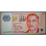 Singapore 10 Dollars 2017 UNC