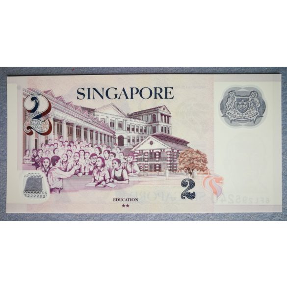 Singapore 2 Dollars 2017 UNC