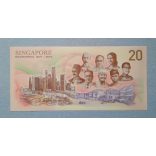 Singapore 20 Dollars 2019 UNC
