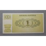 Slovenia 1 Tolarjev 1990 UNC minta