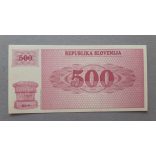 Slovenia 500 Tolarjev 1990 UNC specimen