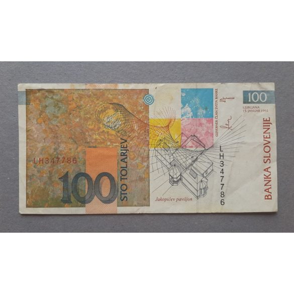 Slovenia 100 Tolarjev 1992 F