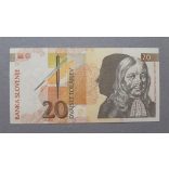 Slovenia 20 Tolarjev 1992 UNC