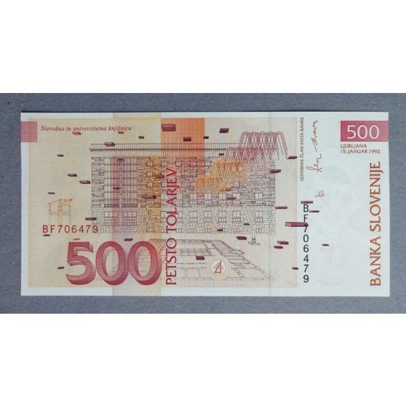 Slovenia 500 Tolarjev 1992 Unc
