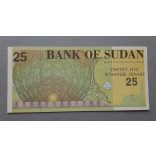 Sudan 25 Dinars 1992 UNC