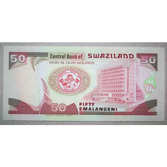 Swaziland 50 Emalangeni UNC 2001