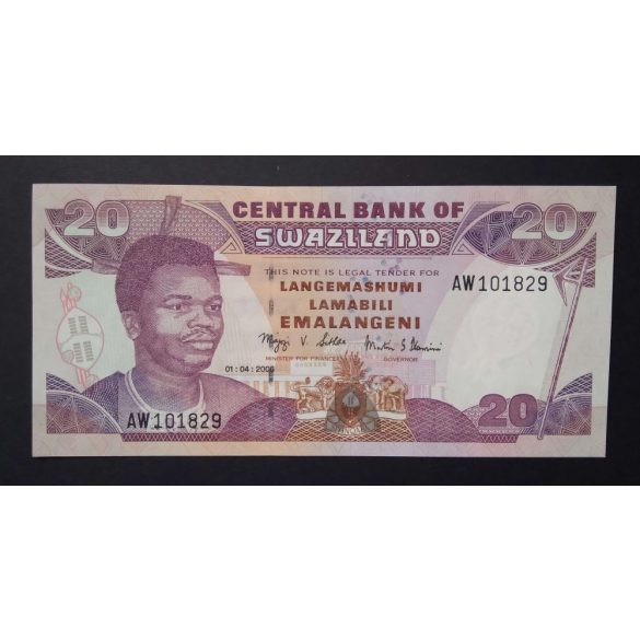 Swaziland 20 Emalangeni 2006 UNC