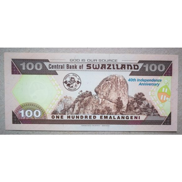 Swaziland 100 Emalangeni 2008 UNC commemorative