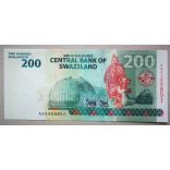 Swaziland 200 Emalangeni 2014 UNC