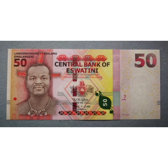 Swaziland 50 Emalangeni 2018 UNC