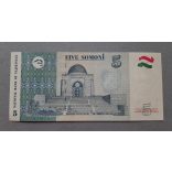 Tajikistan 5 Somoni 1999 UNC