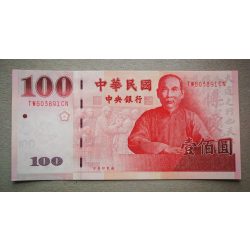 Tajvan 100 Dollars 2001 UNC