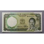 Tanzania 10 Shilingi 1966 UNC