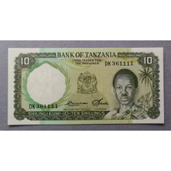 Tanzania 10 Shilingi 1966 UNC