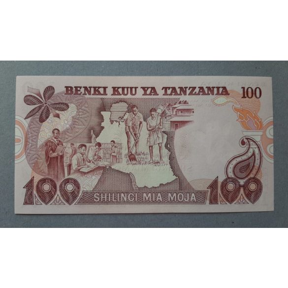 Tanzánia 100 Shilling 1977 UNC