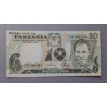 Tanzánia 10 Shilling 1978 UNC