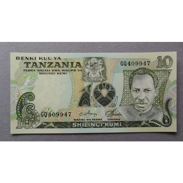 Tanzánia 10 Shilingi 1978 UNC