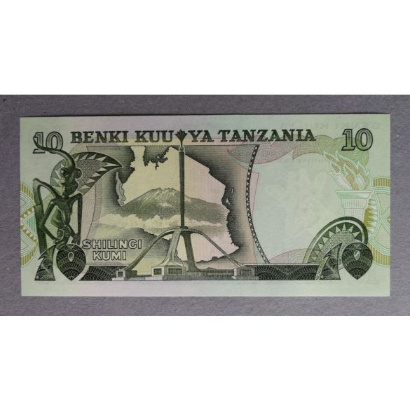 Tanzánia 10 Shilingi 1978 UNC
