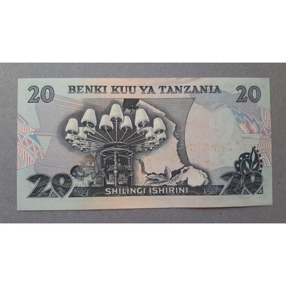 Tanzánia 20 Shilling 1978 XF