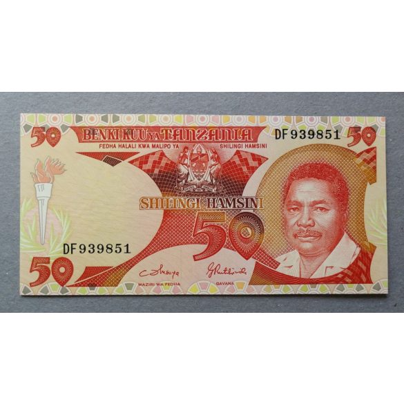 Tanzánia 50 Shilingi 1986 UNC