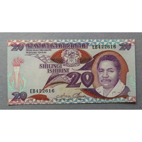 Tanzánia 20 Shilingi 1987 UNC