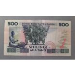 Tanzánia 500 Shilling 1989 UNC