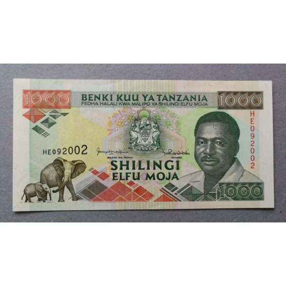 Tanzánia 1000 Shilingi 1993 UNC