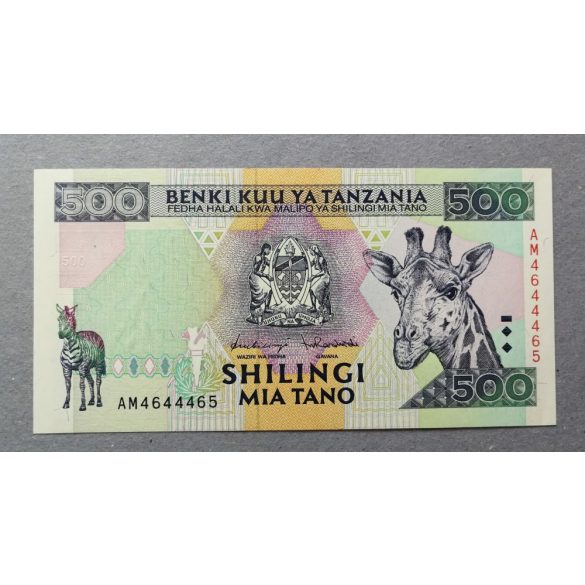 Tanzania 500 Shilingi 1997 UNC