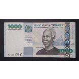 Tanzánia 1000 Shilingi 2003 UNC