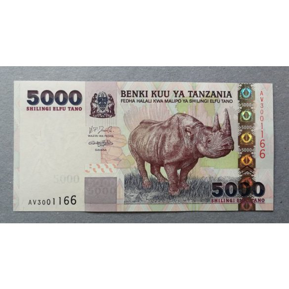 Tanzánia 5000 Shilingi 2003 UNC